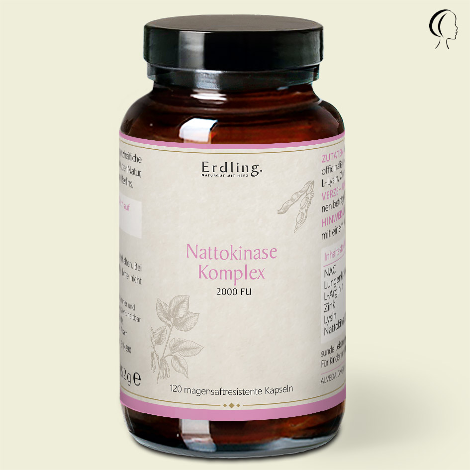 MHD 09.11.2025 Nattokinase - Komplex 2000 FU - 120 DR Kapseln