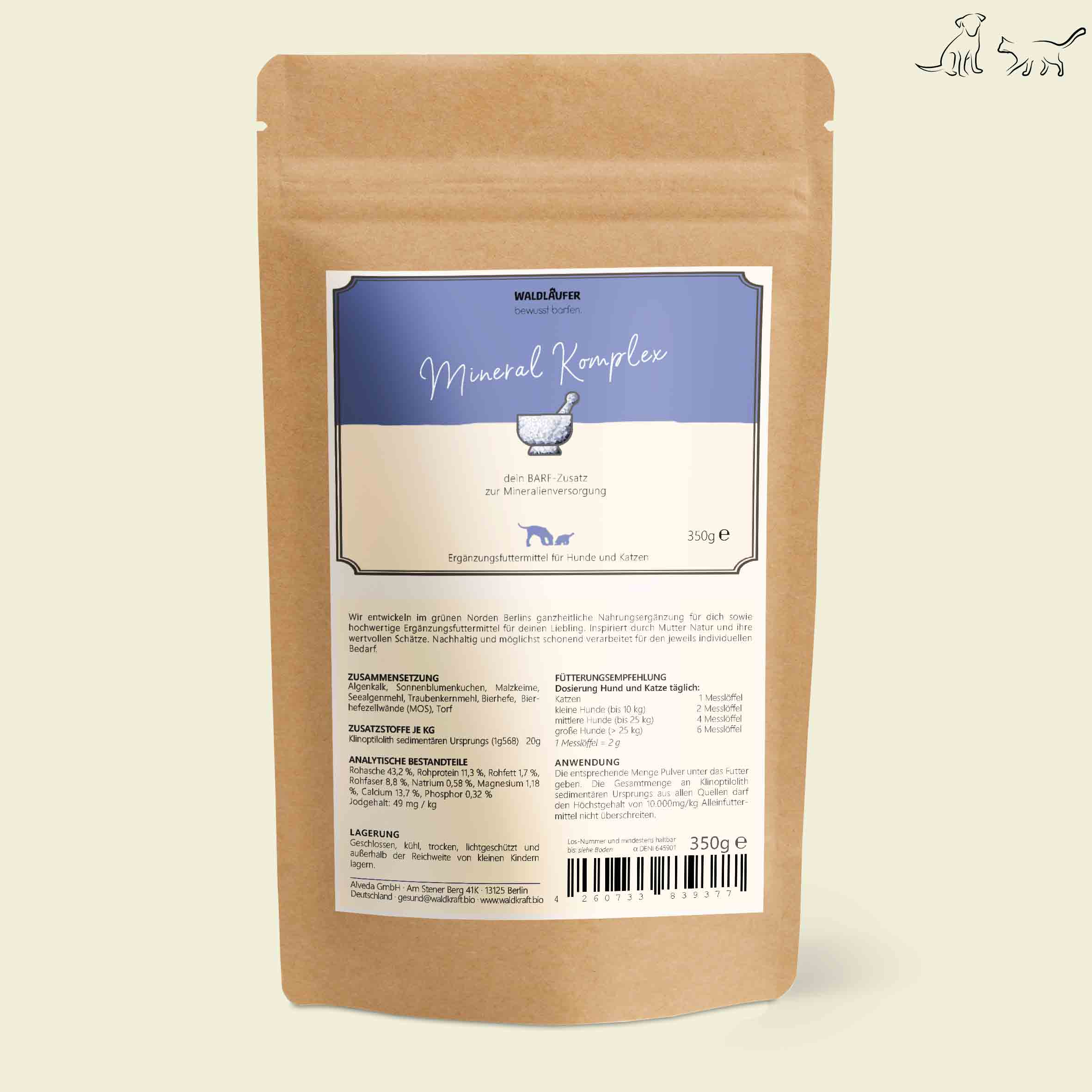 Mineral Komplex - Deine All-in-1 Mineralienquelle - Nachfüllpack 350g