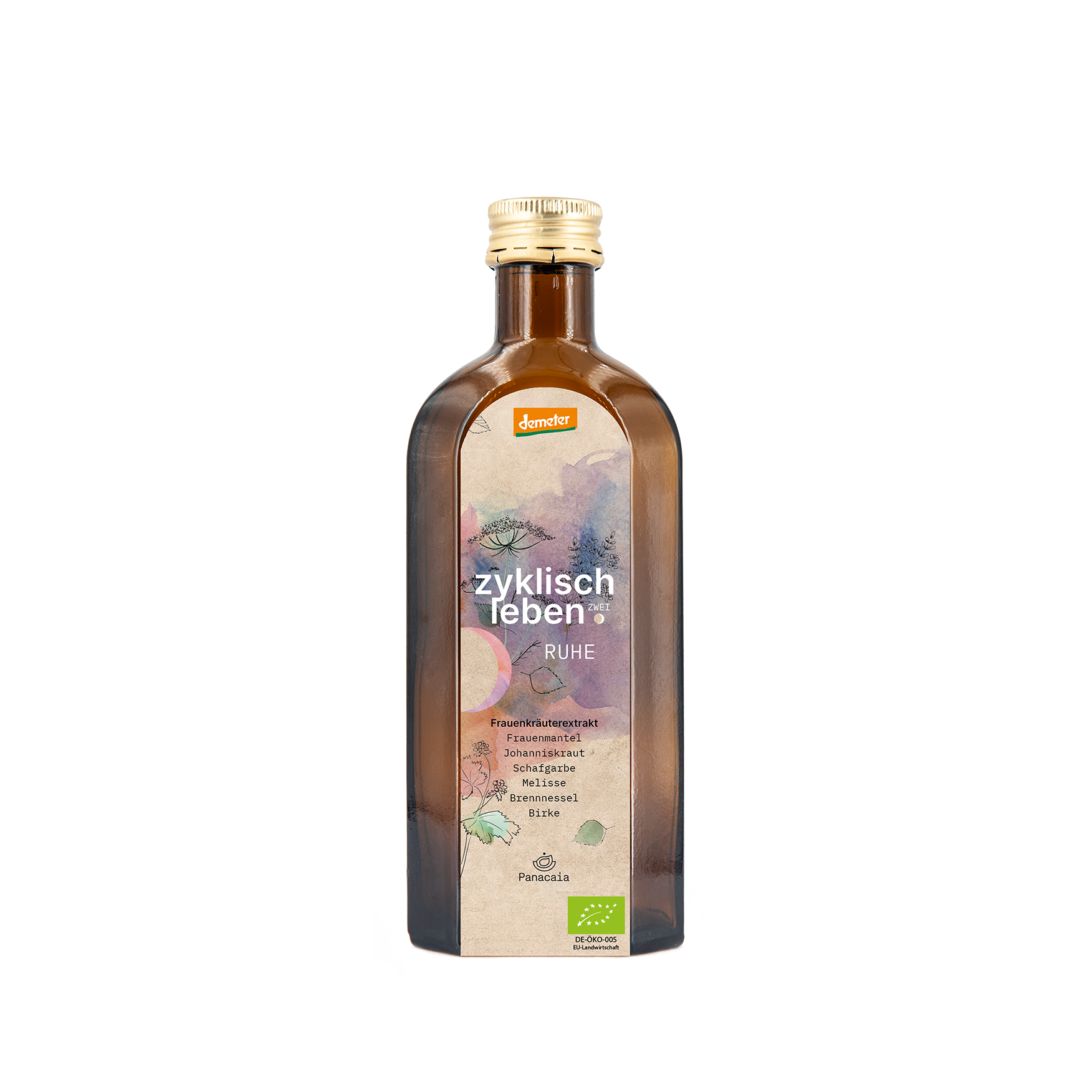 BIO Zyklus-Oxymel aus Frauenkräutern “Ruhe”, 2. Zyklushälfte, Demeter, 250ml