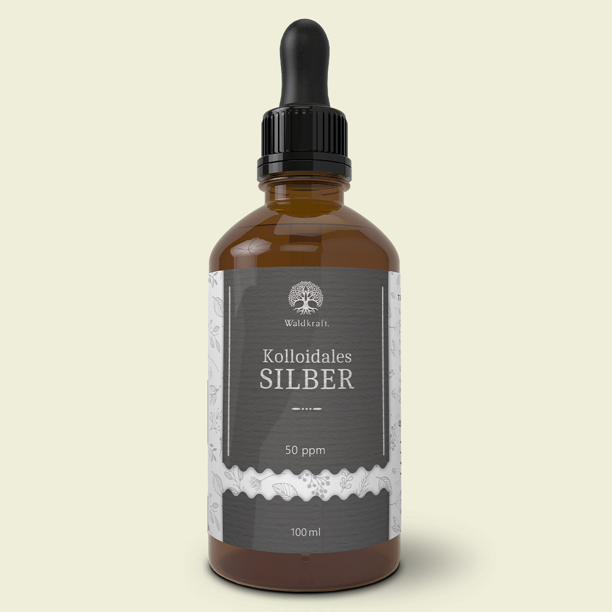 Kolloidales Silber - 50 ppm - Technische Lösung (Pipette) - 100ml