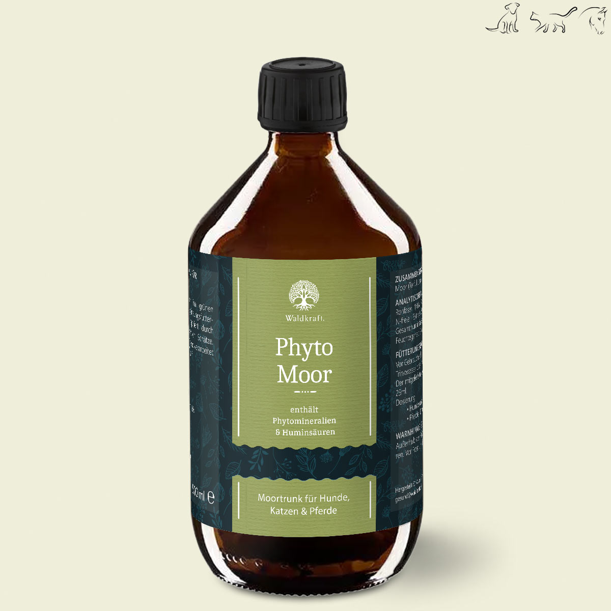Phyto Moor - Biologisch aktives Vitalstofftonikum - 250ml — Bild 2