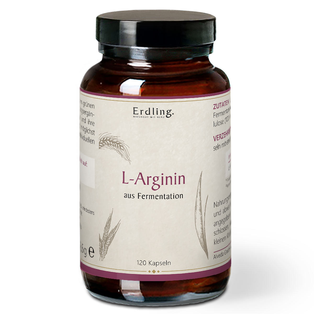 L-Arginin - 120 Kapseln — Bild 2