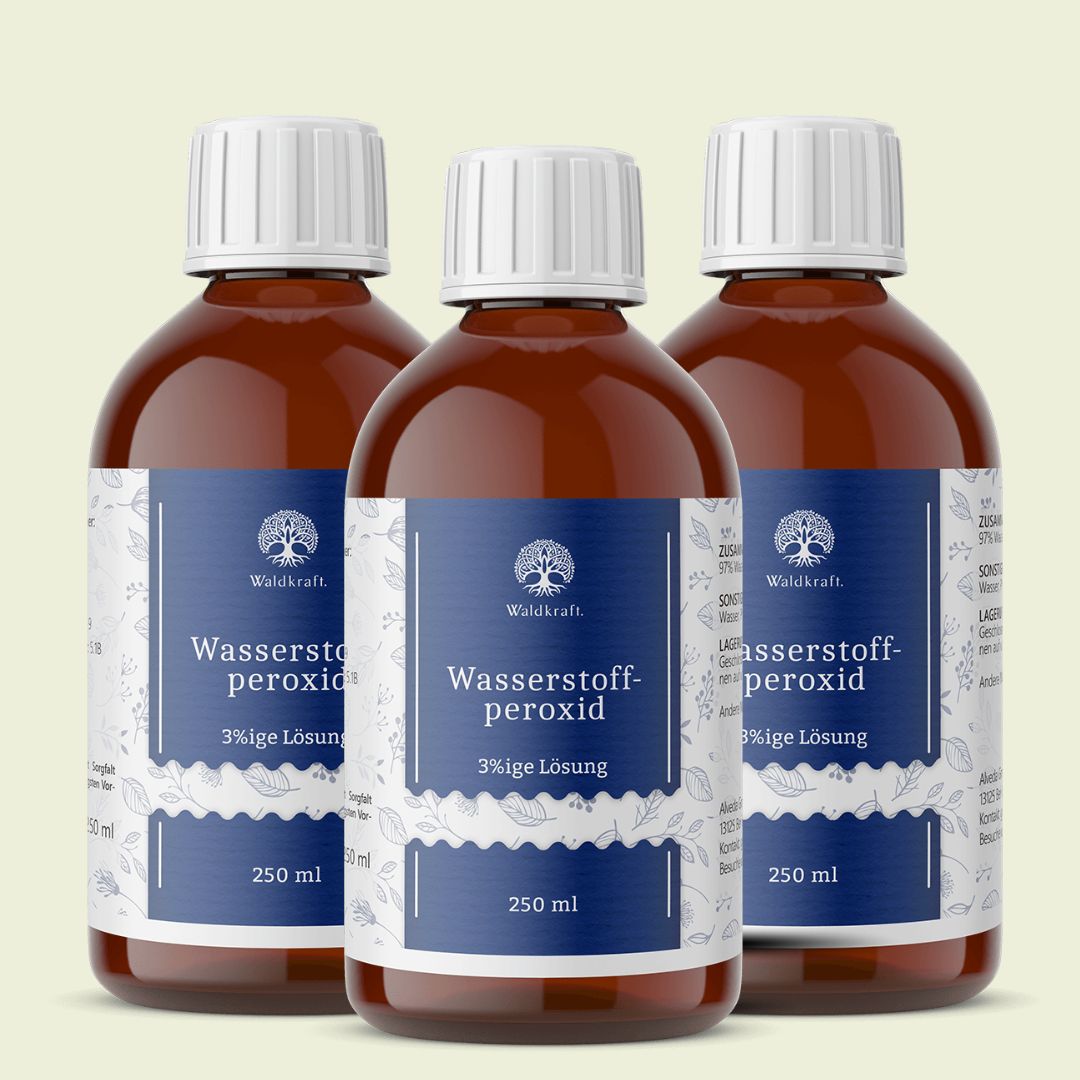 Set: 3er Pack - Wasserstoffperoxid 3%ige Lösung - 3x 250ml — Bild 1