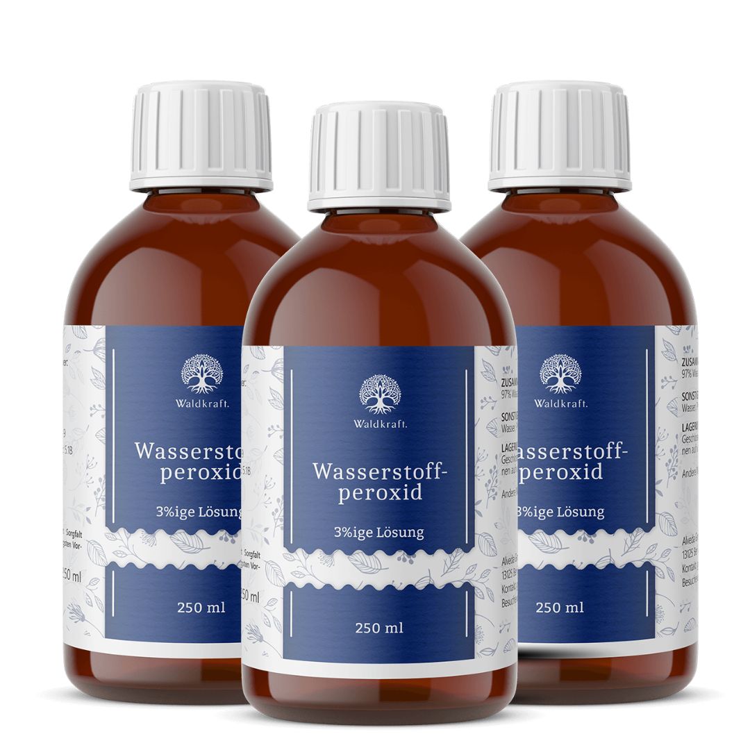 Set: 3er Pack - Wasserstoffperoxid 3%ige Lösung - 3x 250ml — Bild 2