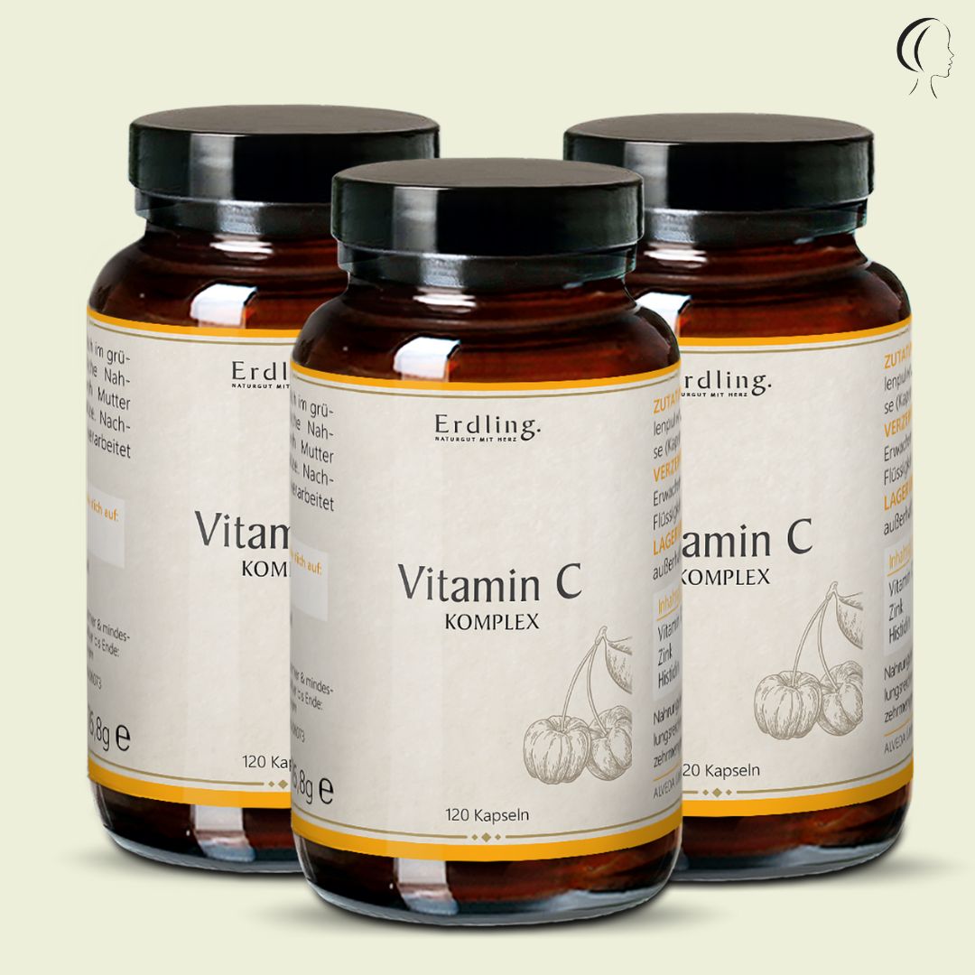 Set: 3er Pack - Vitamin C Komplex - 3x 120 Kapseln — Bild 2
