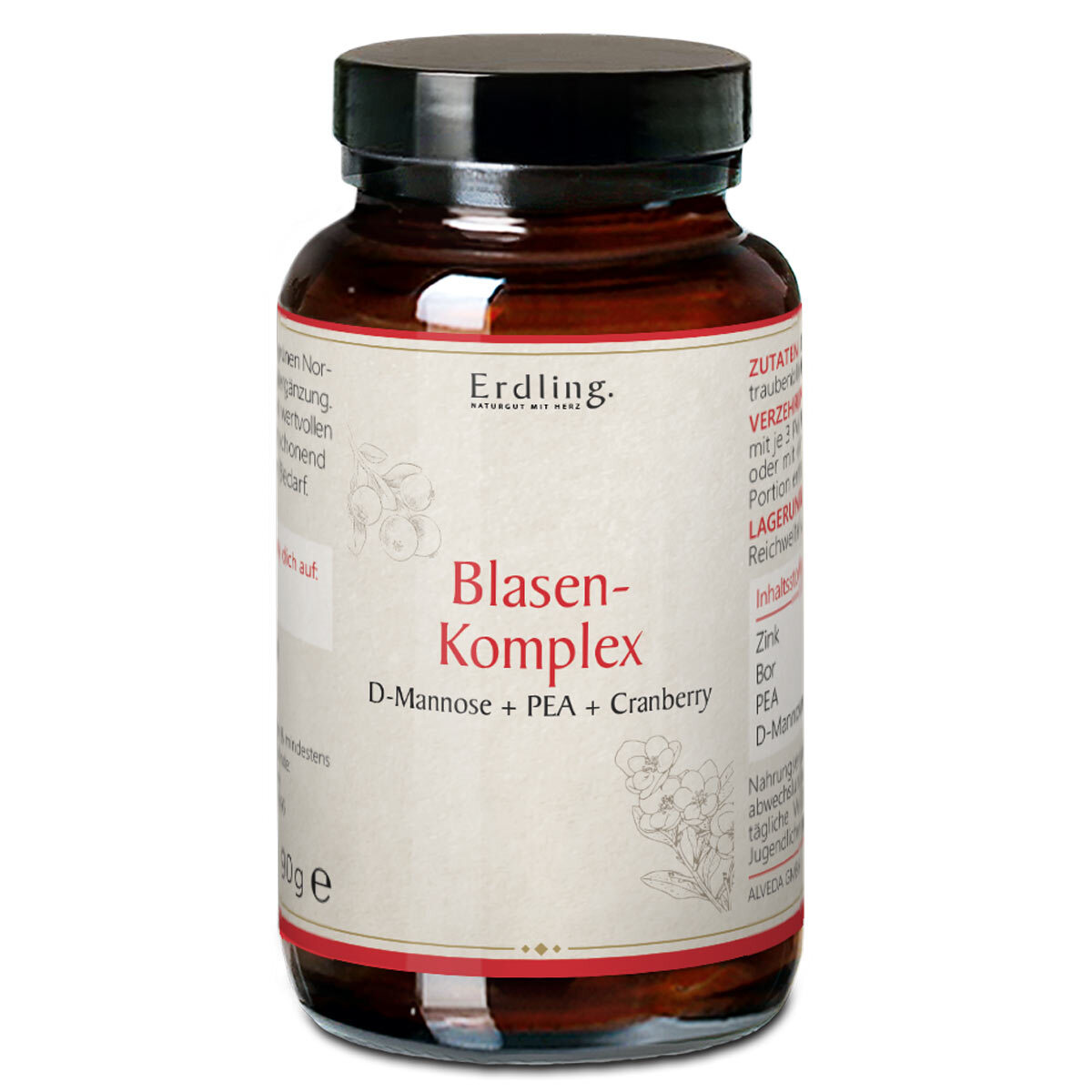 Blasenkomplex - mit D-Mannose - PEA - Cranberry - 90g — Bild 2