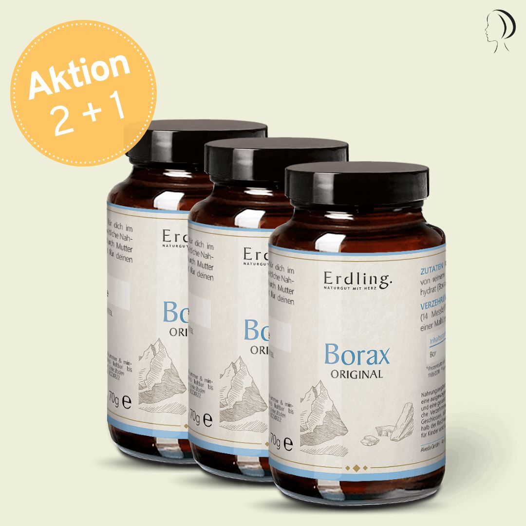 Set: 2+1 Borax - 99,9% Reinheit (Natriumtetraborat) - 3x 70g