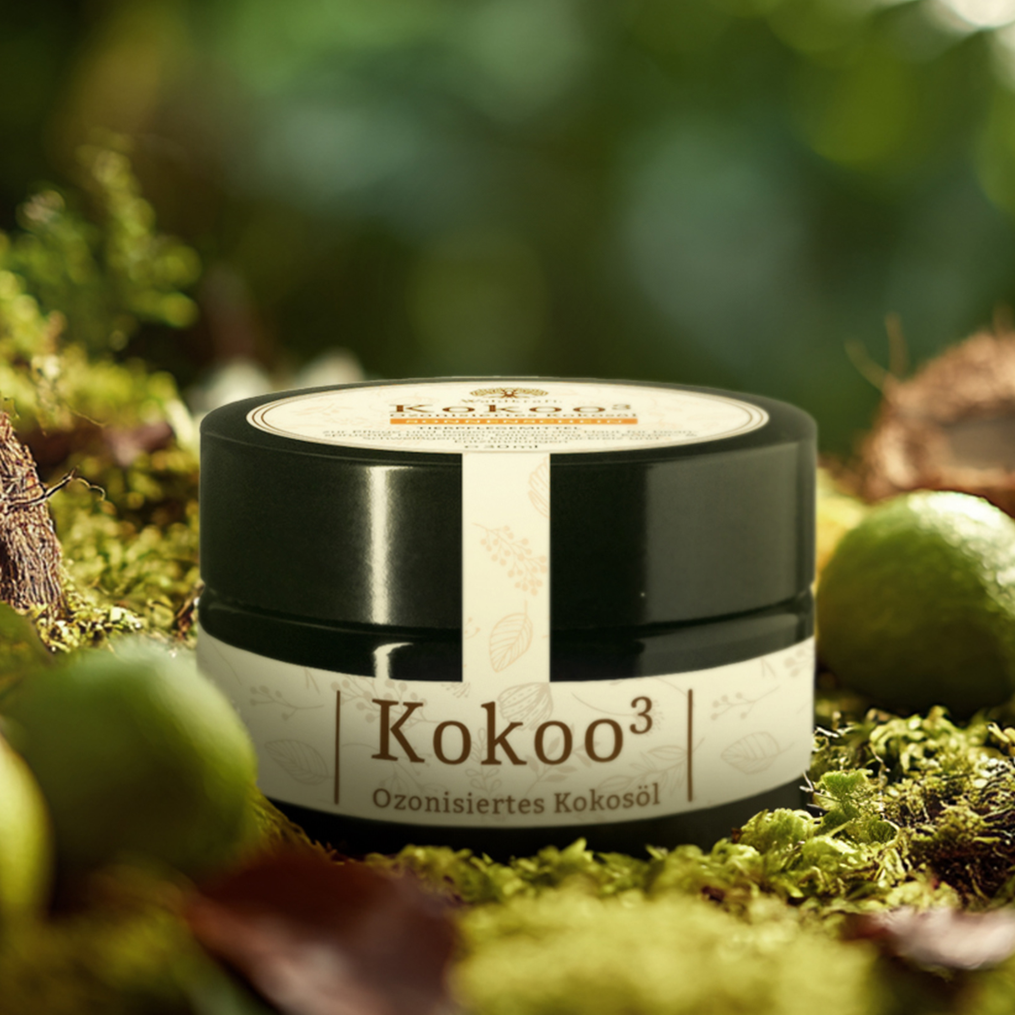 Kokoo³ Sonnenschein - Ozonisiertes Kokosöl mit Mandarine & Bergamotte - 30ml