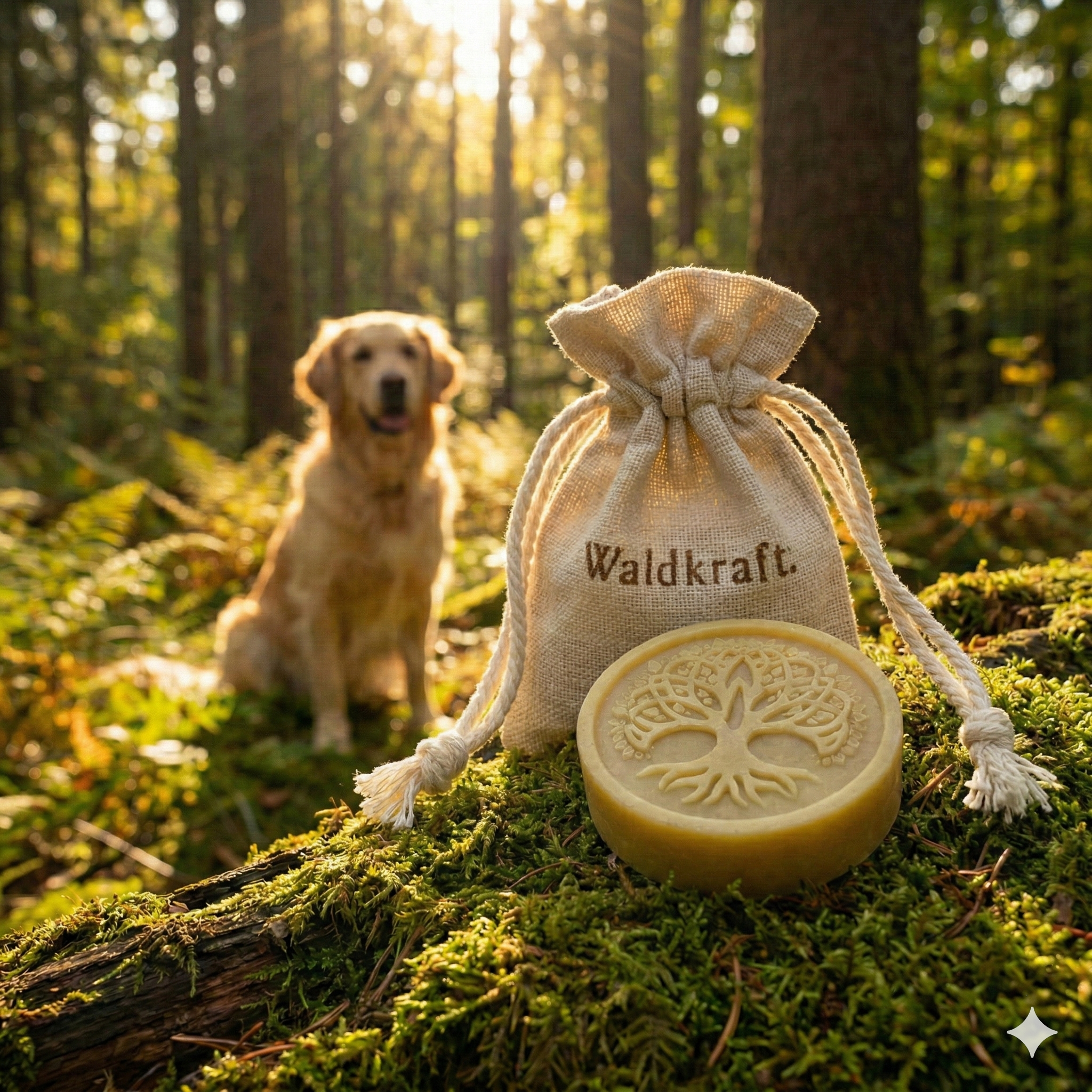 DEMETER Hunde-Pflegeseife in Leinensäckchen - 50g