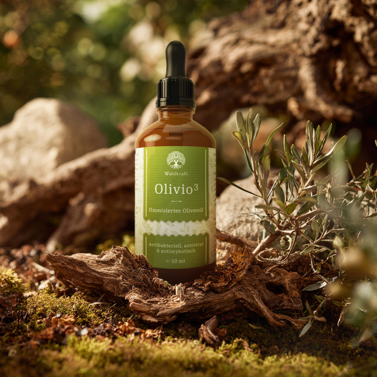 Olivio³ - Ozonisiertes Olivenöl - 50ml