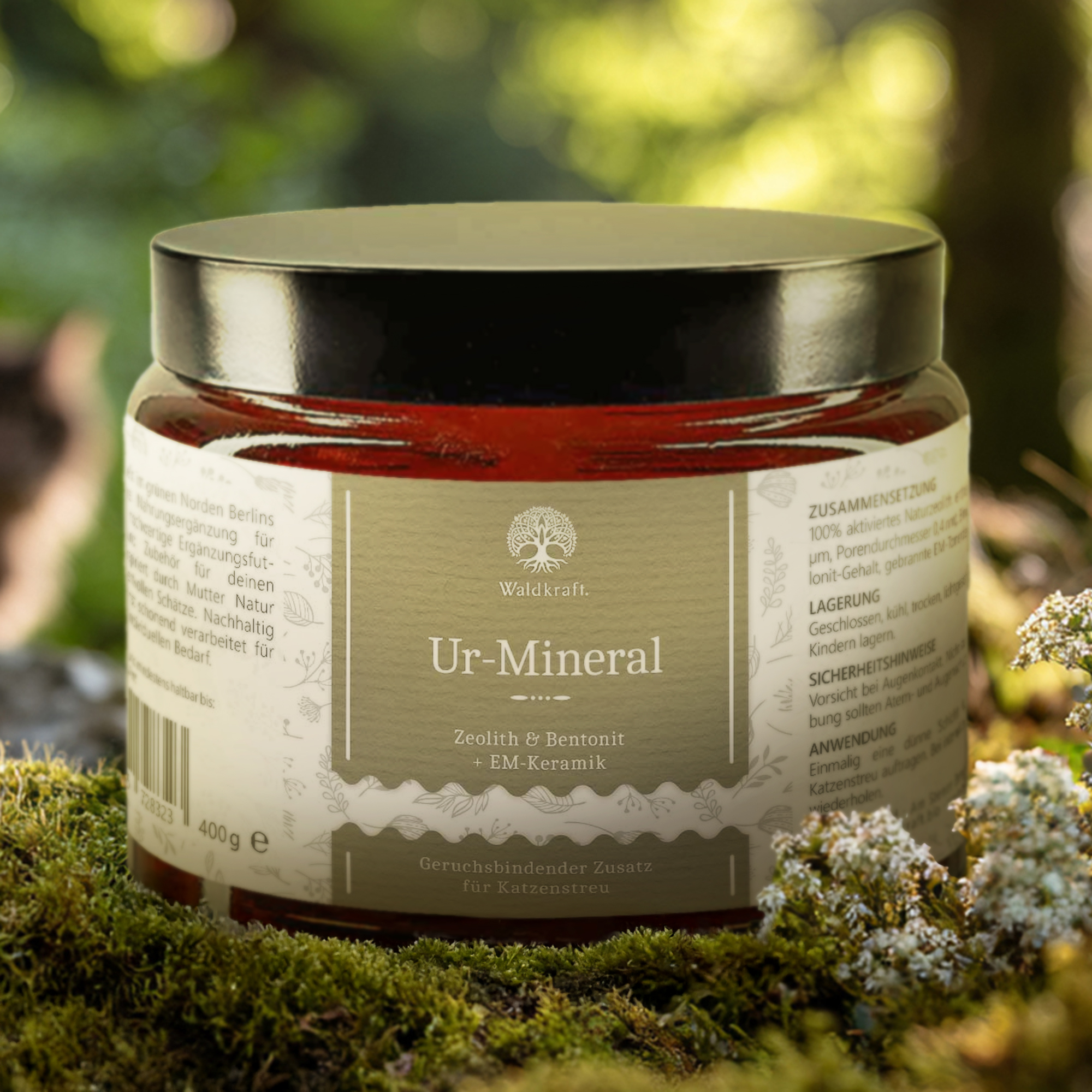 Ur-Mineral - Zeolith & Bentonit + EM-Keramik - Tiegel 400g