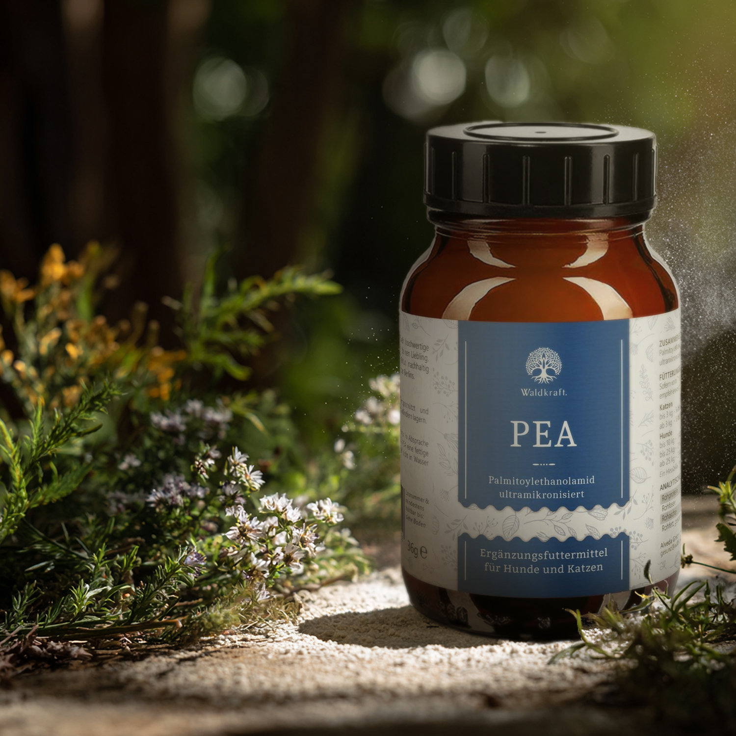 PEA - Palmitoylethanolamid Pulver für Hunde und Katzen - 36g