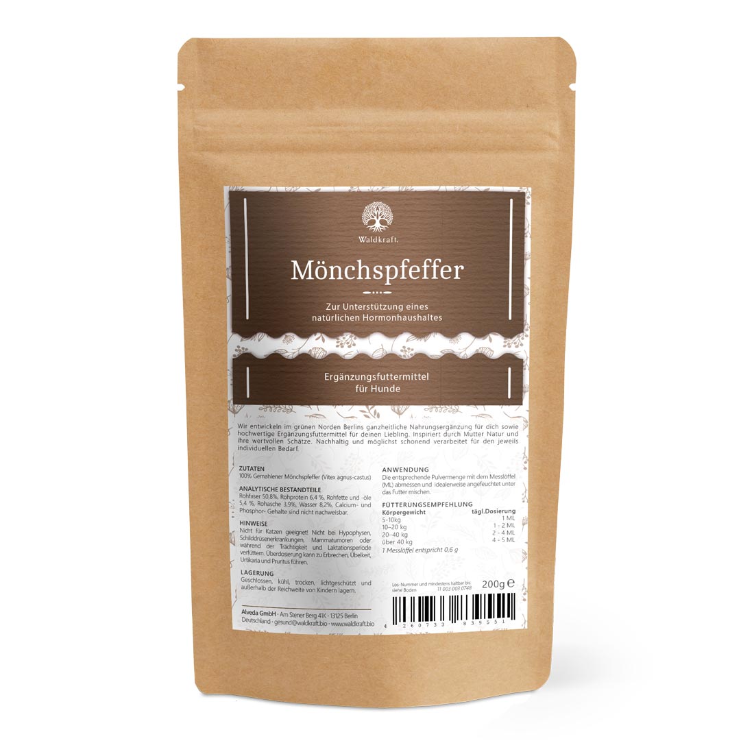Mönchspfeffer für Hunde Nachfüllpack — Bild 2