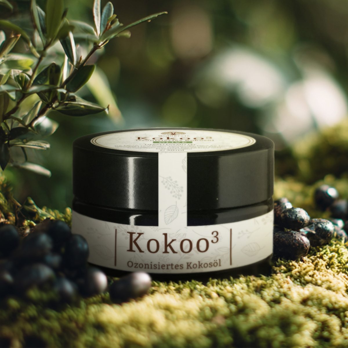 Kokoo³ Olive - Ozonisiertes Kokosöl mit Olivenöl - 30ml — Bild 2