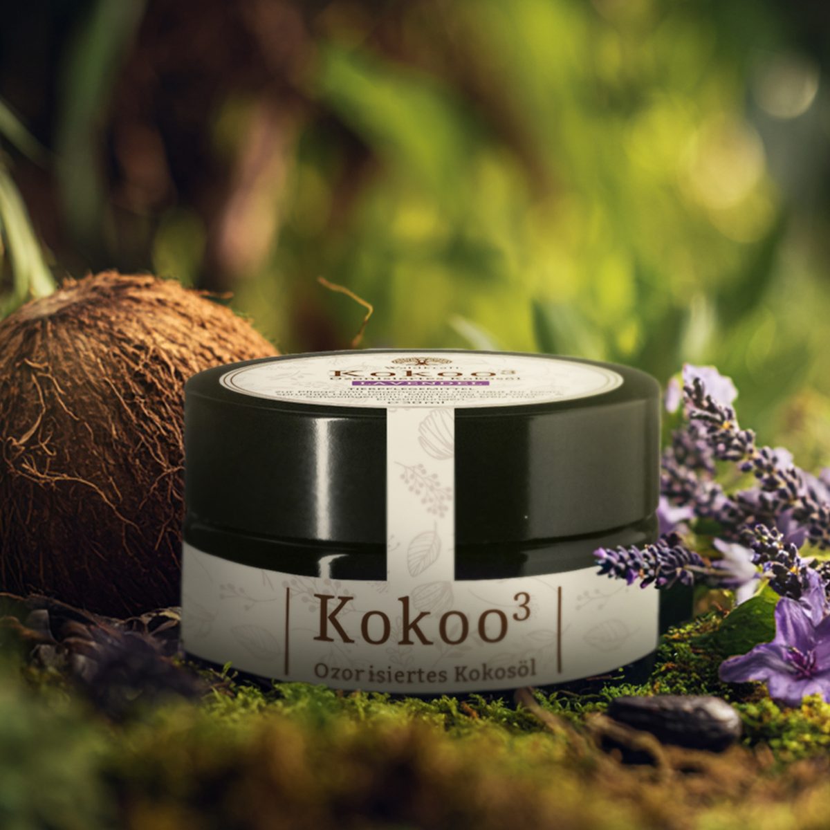 Kokoo³ Lavendel - Ozonisiertes Kokosöl mit Lavendel - 30ml — Bild 3