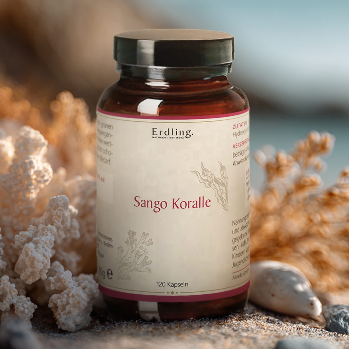 Basicum - Natron Sango-Koralle - 120 DR Kapseln — Bild 2