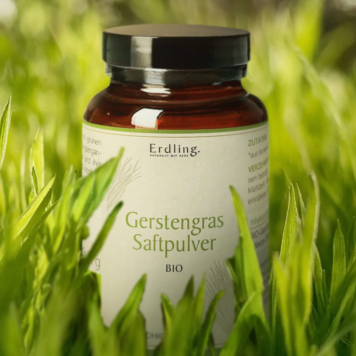 BIO Gerstengras Saftpulver - 90g — Bild 2