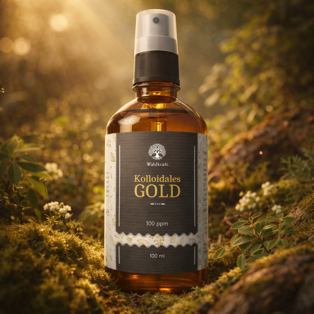 Kolloidales Gold - 100 ppm - Gold Lösung (Sprühkopf) - 100ml