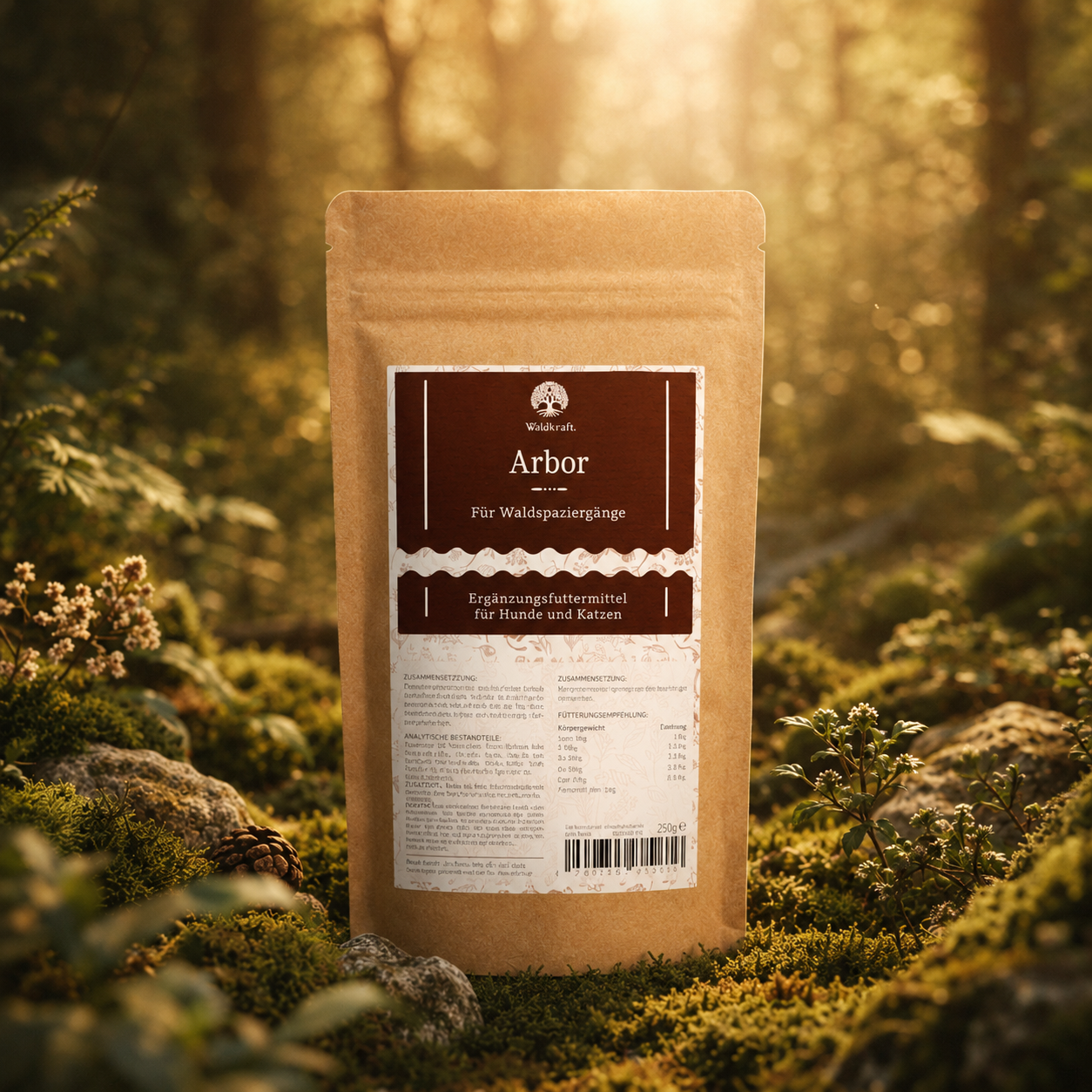 Arbor - Ergänzungsfuttermittel für Hunde und Katzen - Nachfüllpack 250g