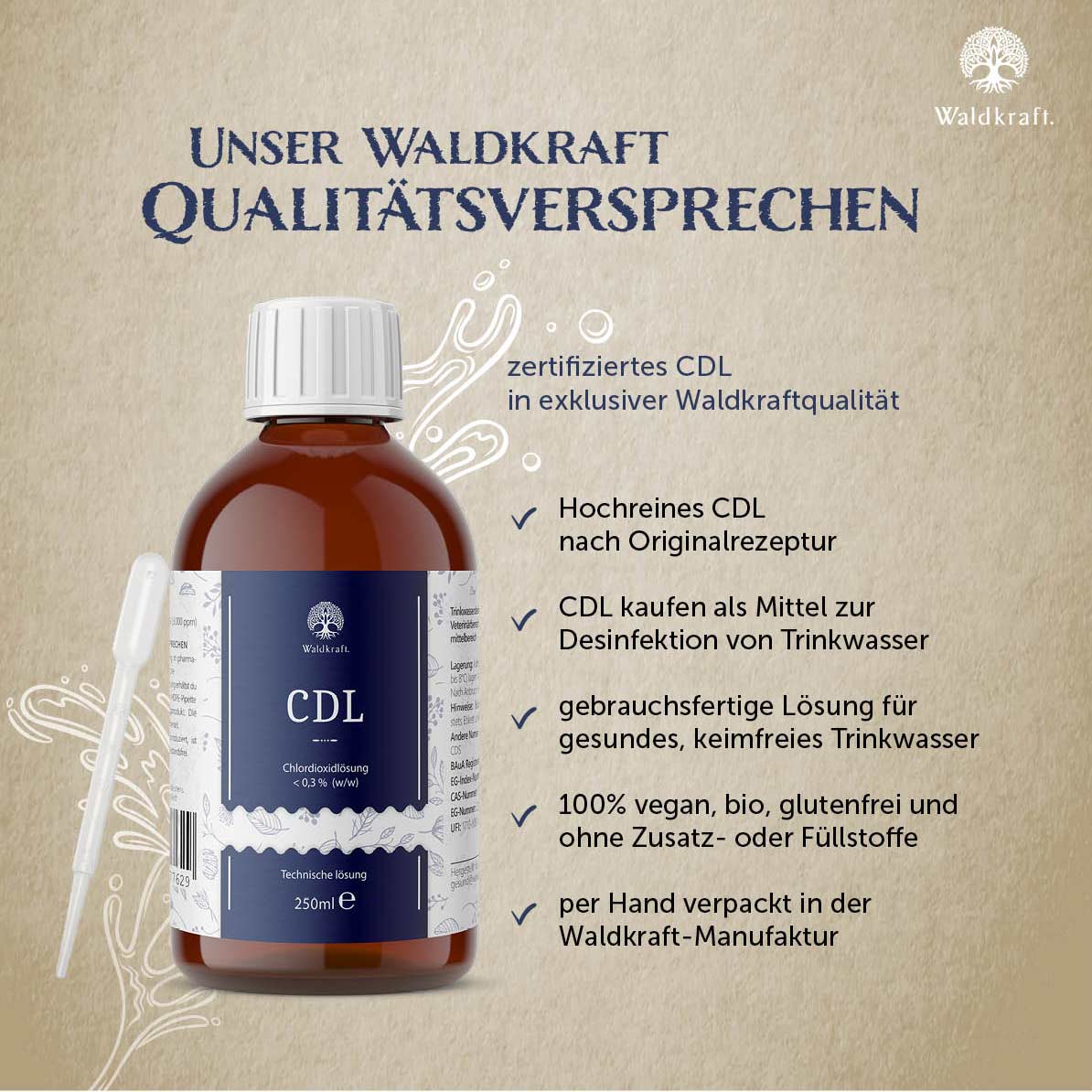 CDL/CDS - Chlordioxid in Originalrezeptur (Chlordioxidlösung) - 250ml — Bild 5