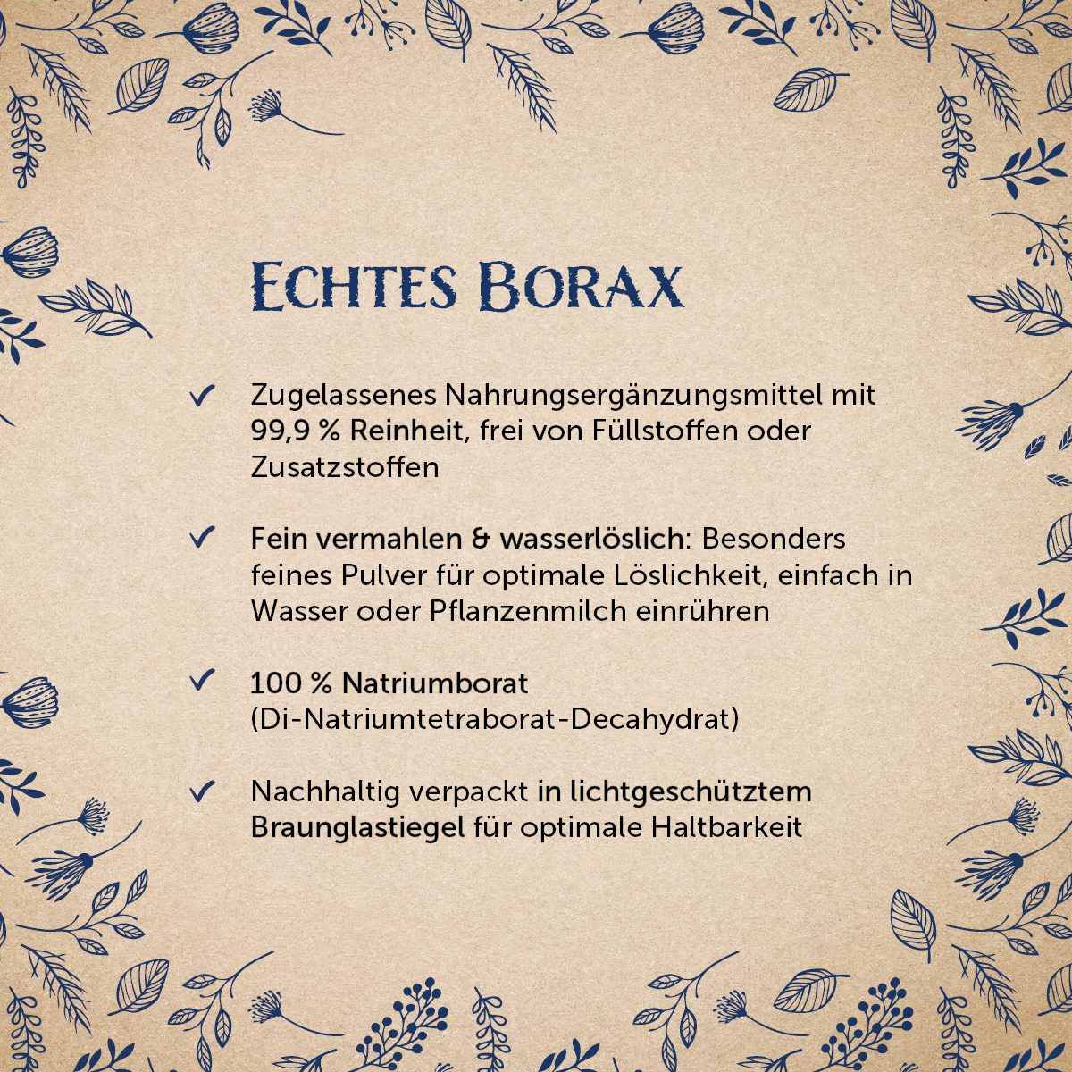 Borax - 99.9% Reinheit (Natriumtetraborat) — Bild 2