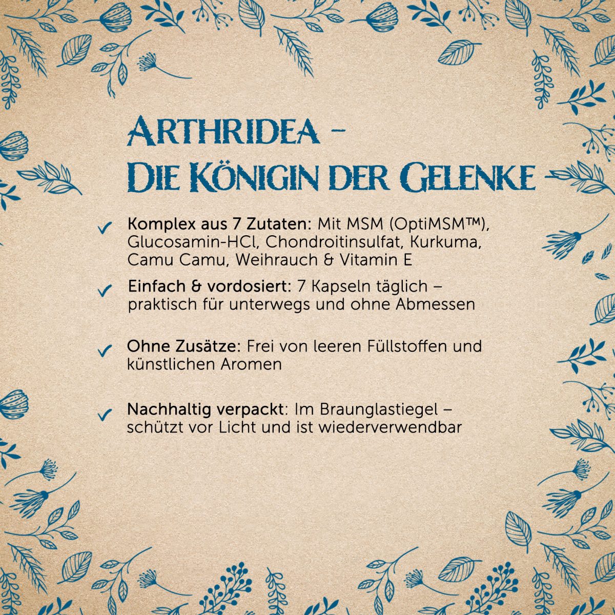 Arthridea Kapseln - 530 Kapseln — Bild 2