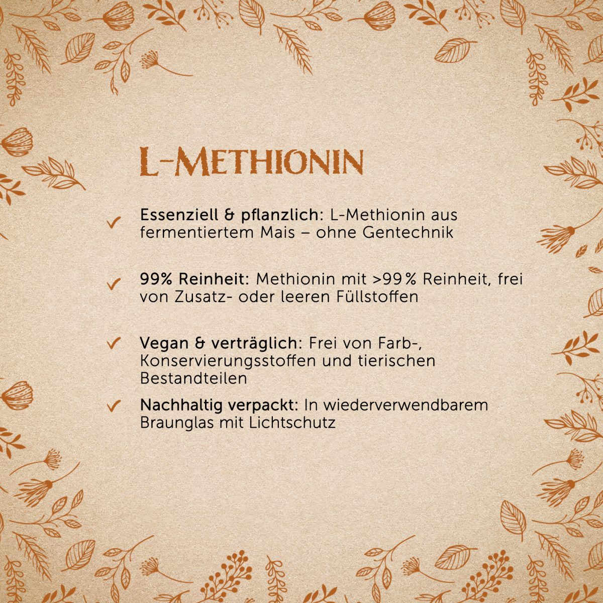 L-Methionin - 120 Kapseln — Bild 2