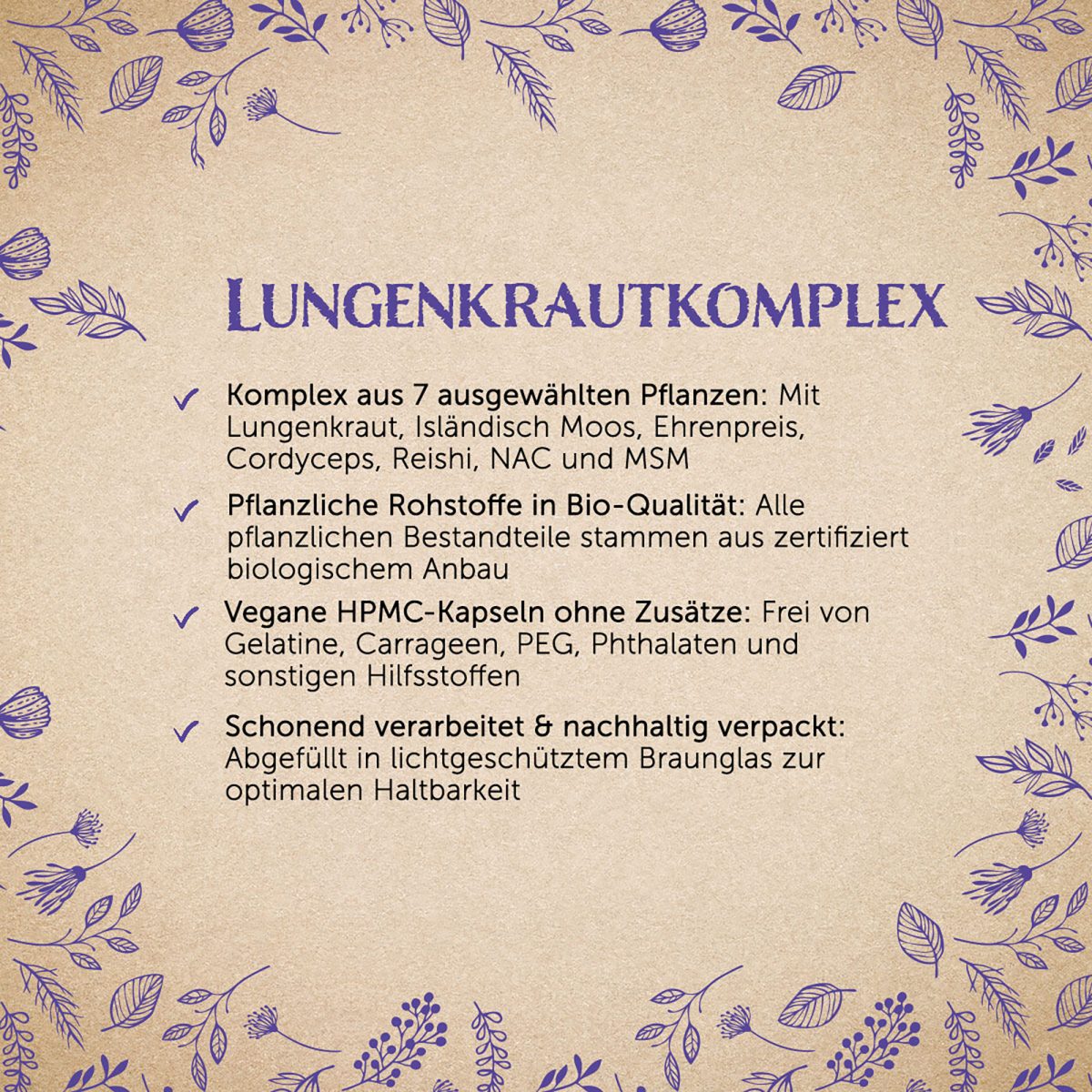 Lungenkraut Komplex - 120 Kapseln — Bild 2