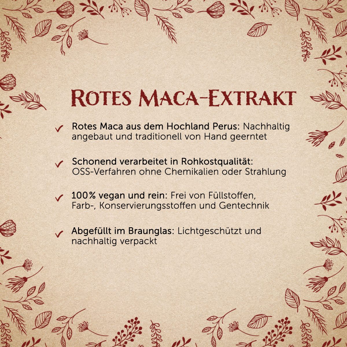 Schwarzes Maca-Extrakt 20:1 - 120 Kapseln — Bild 2