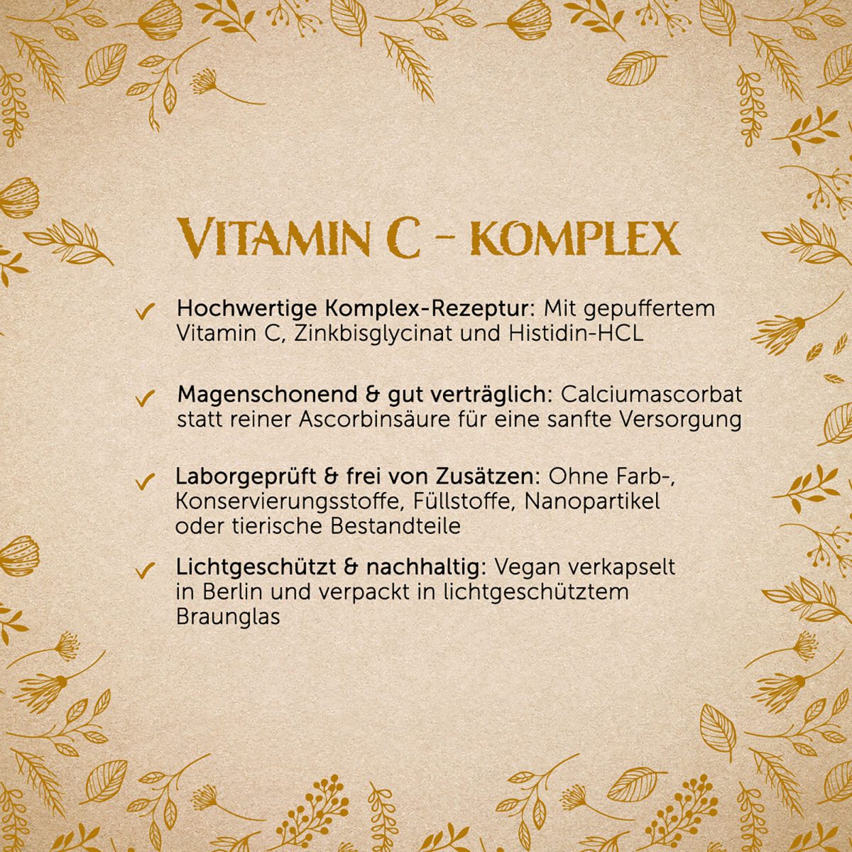 Vitamin C Komplex - 120 Kapseln — Bild 2