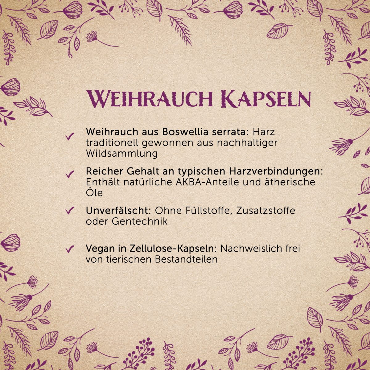 Weihrauch - 120 Kapseln — Bild 2