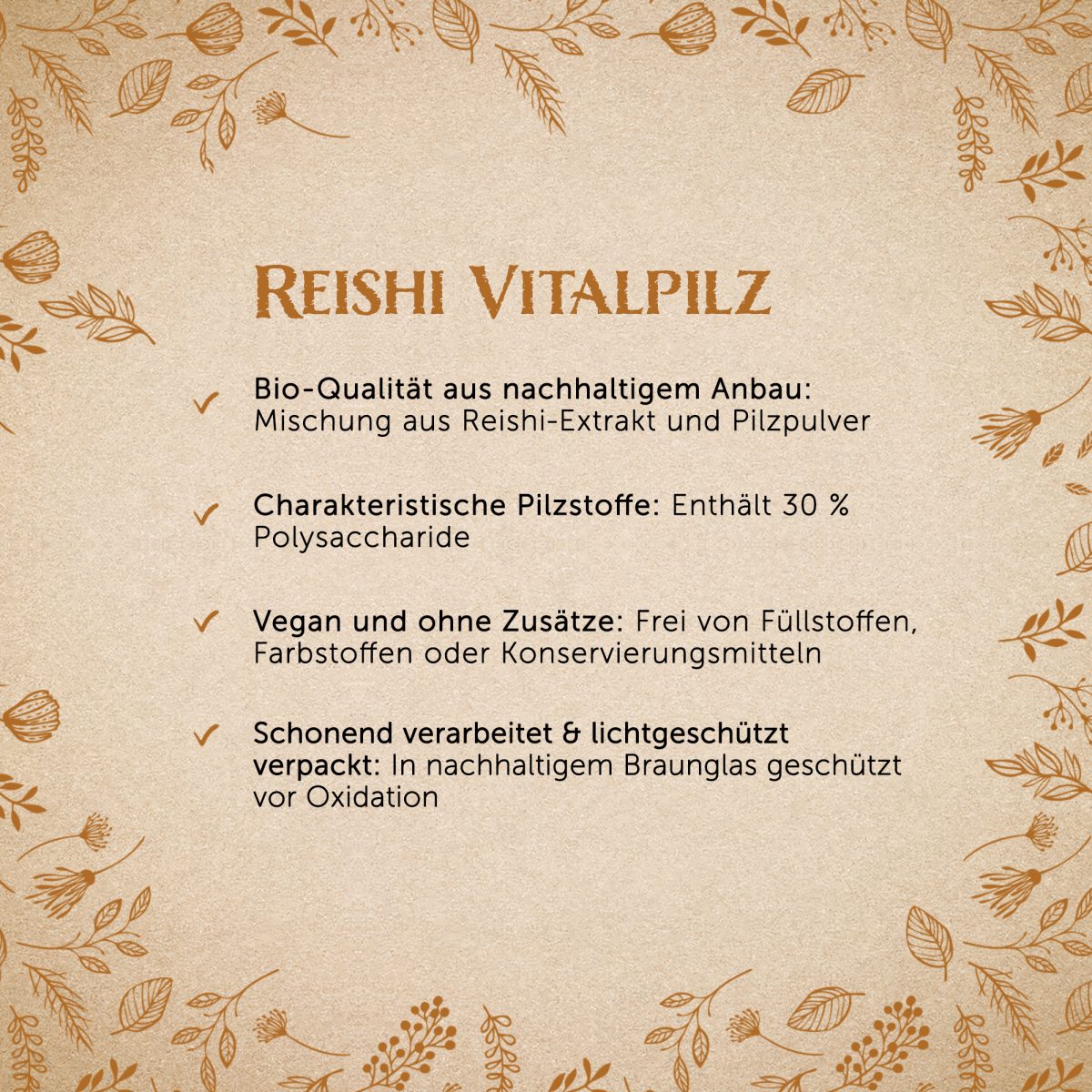 BIO Kraftpilz Reishi - Vitalpilz  - 120 Kapseln — Bild 2