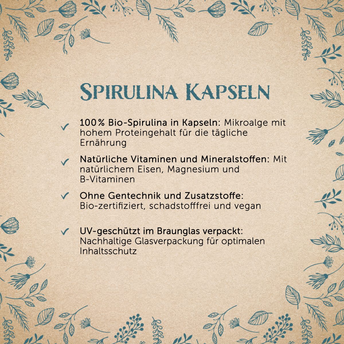 BIO Spirulina - 120 Kapseln — Bild 2