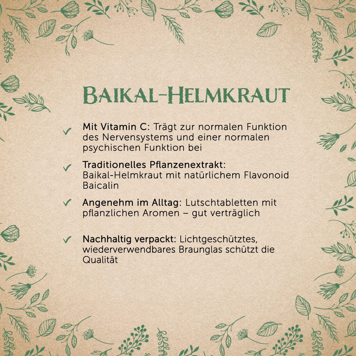 Baikal-Helmkraut Drops - 60 Stück — Bild 2