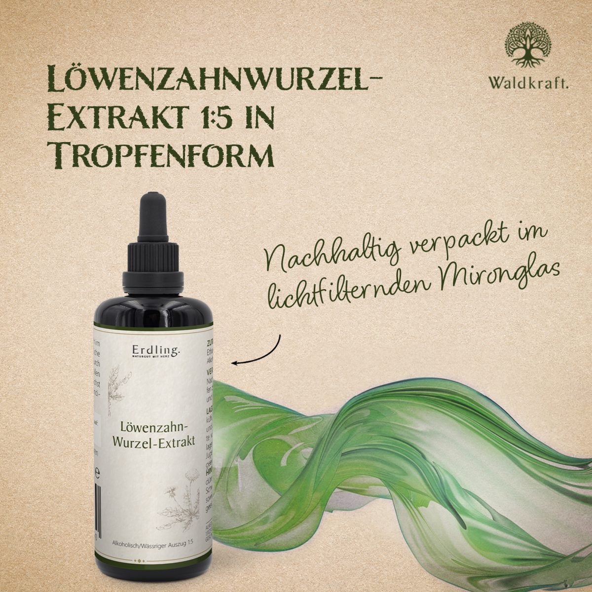 Löwenzahnwurzel-Extrakt - 50ml — Bild 3
