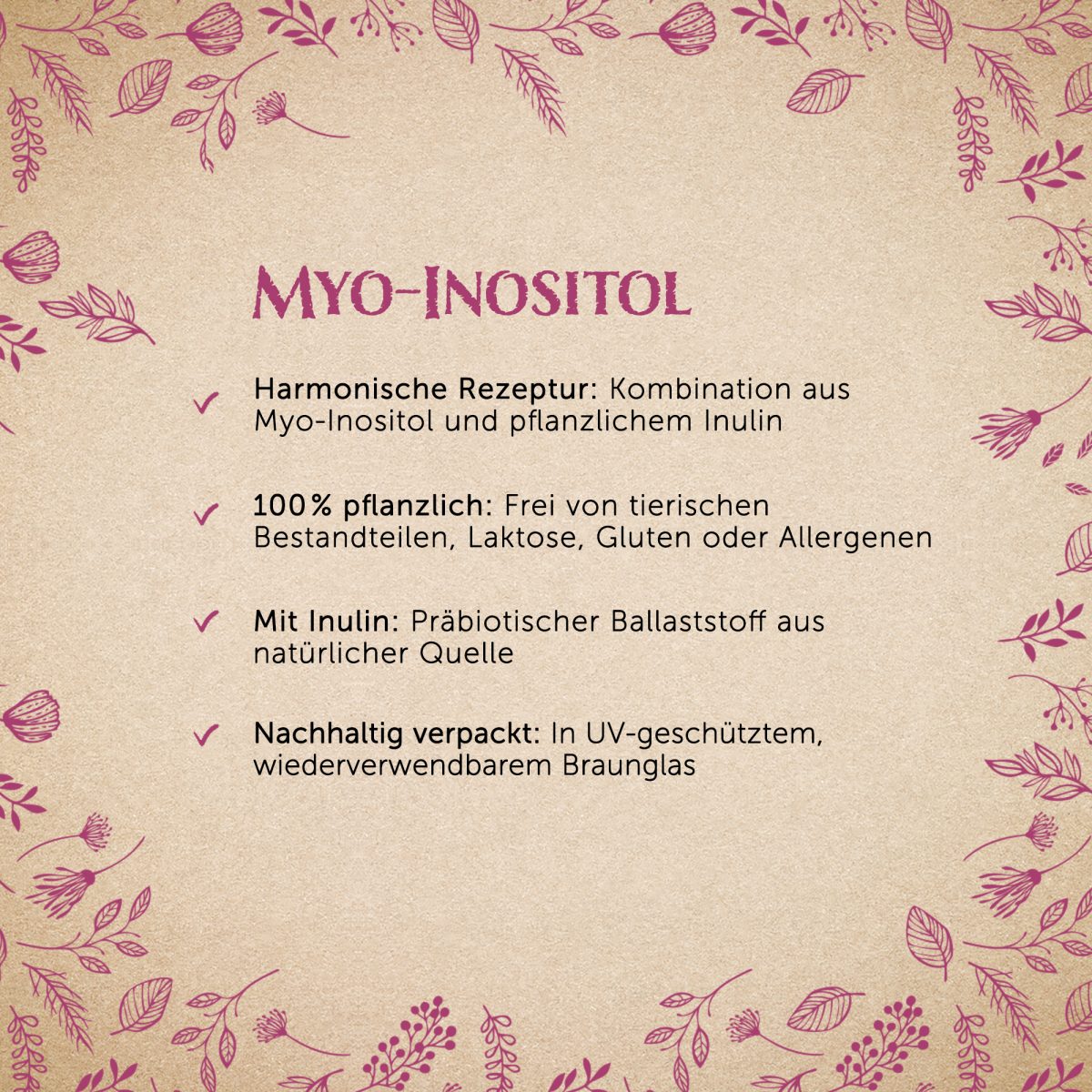 Myo-Inositol + Inulin - 120 Kapseln — Bild 2