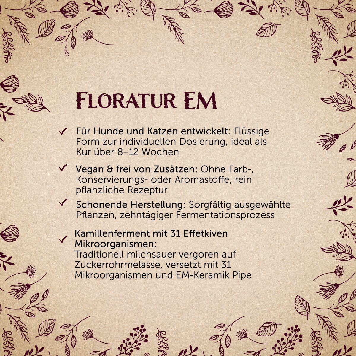 Floratur EM Premium - Hergestellt mit Effektiven Mikroorganismen - 510ml — Bild 2