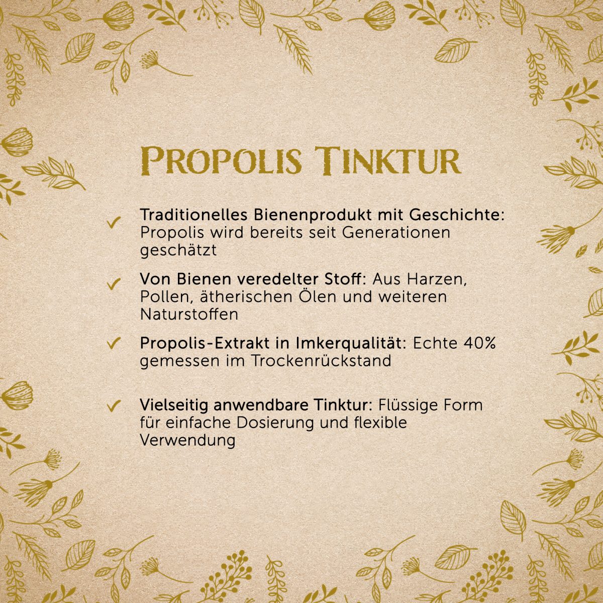 Propolis-Tinktur 40% Imkerqualität - (Pipette) — Bild 2