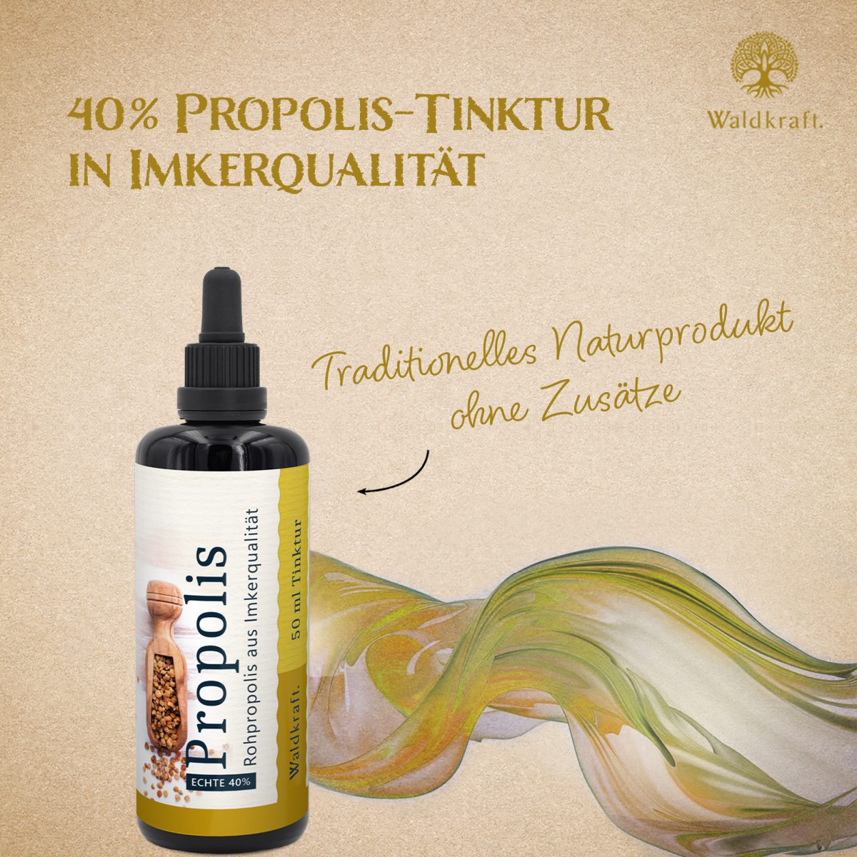 Propolis-Tinktur 40% Imkerqualität - (Pipette) — Bild 3