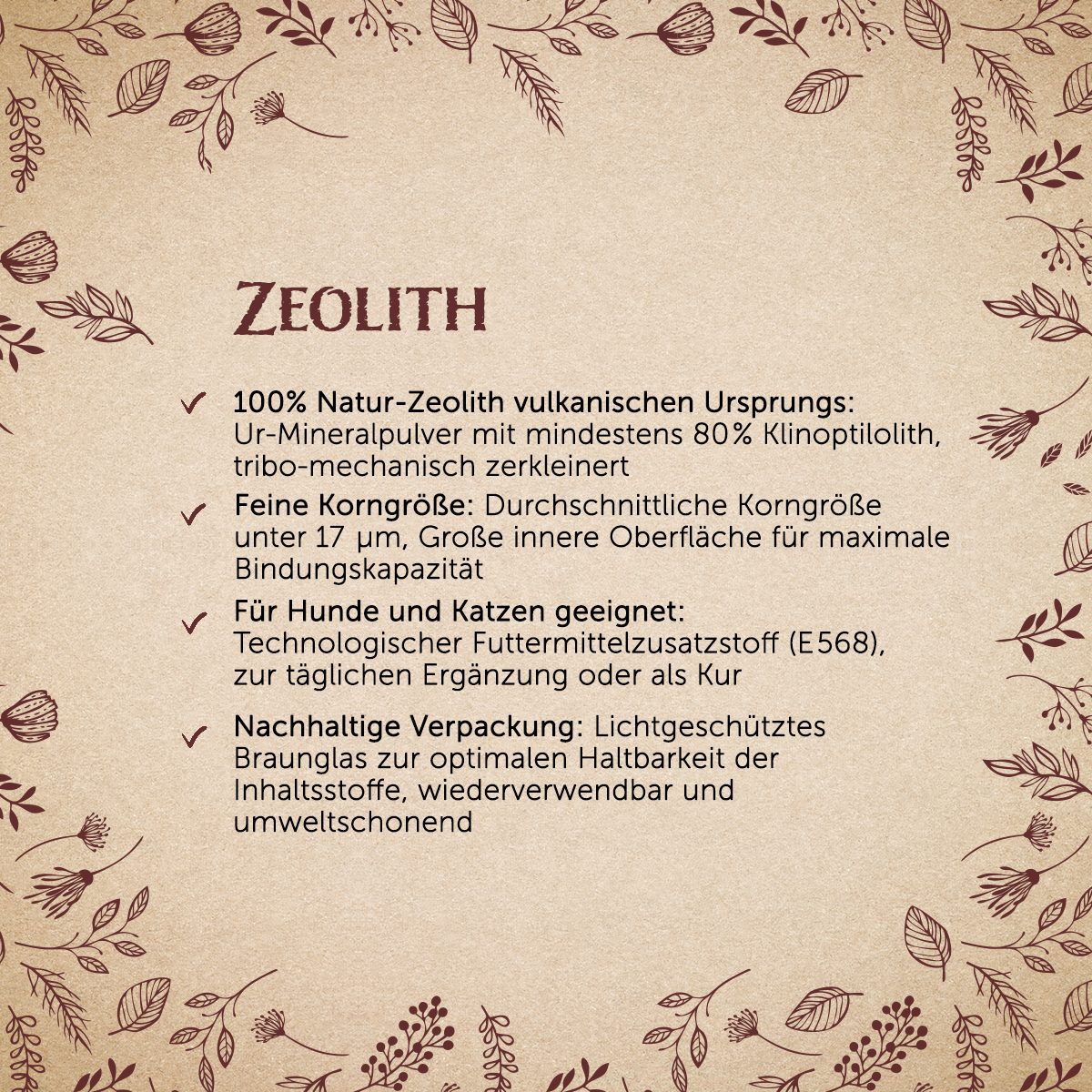 Zeolith - Naturmineral mit 80% Klinoptilolith - Nachfüllpack — Bild 2