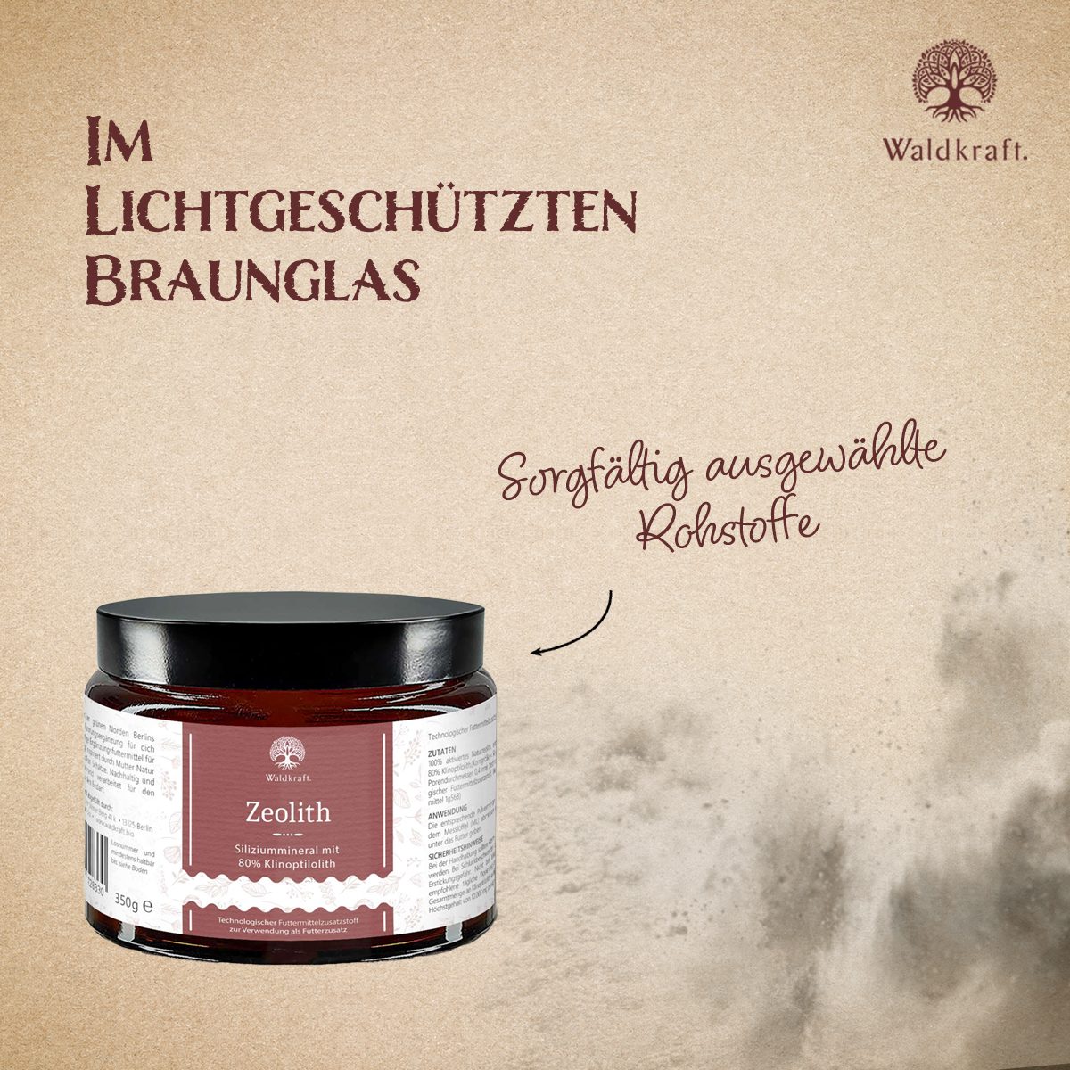 Zeolith - Naturmineral mit 80% Klinoptilolith - Nachfüllpack — Bild 3