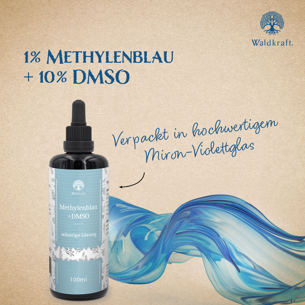 Methylenblau 1% + DMSO 10% - 100ml — Bild 3