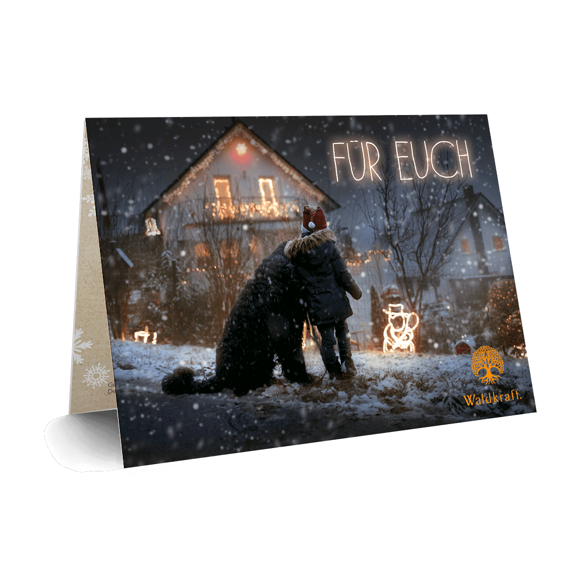 Der besondere Geschenkgutschein 10 € Winter: Haus im Schnee (Für Euch)