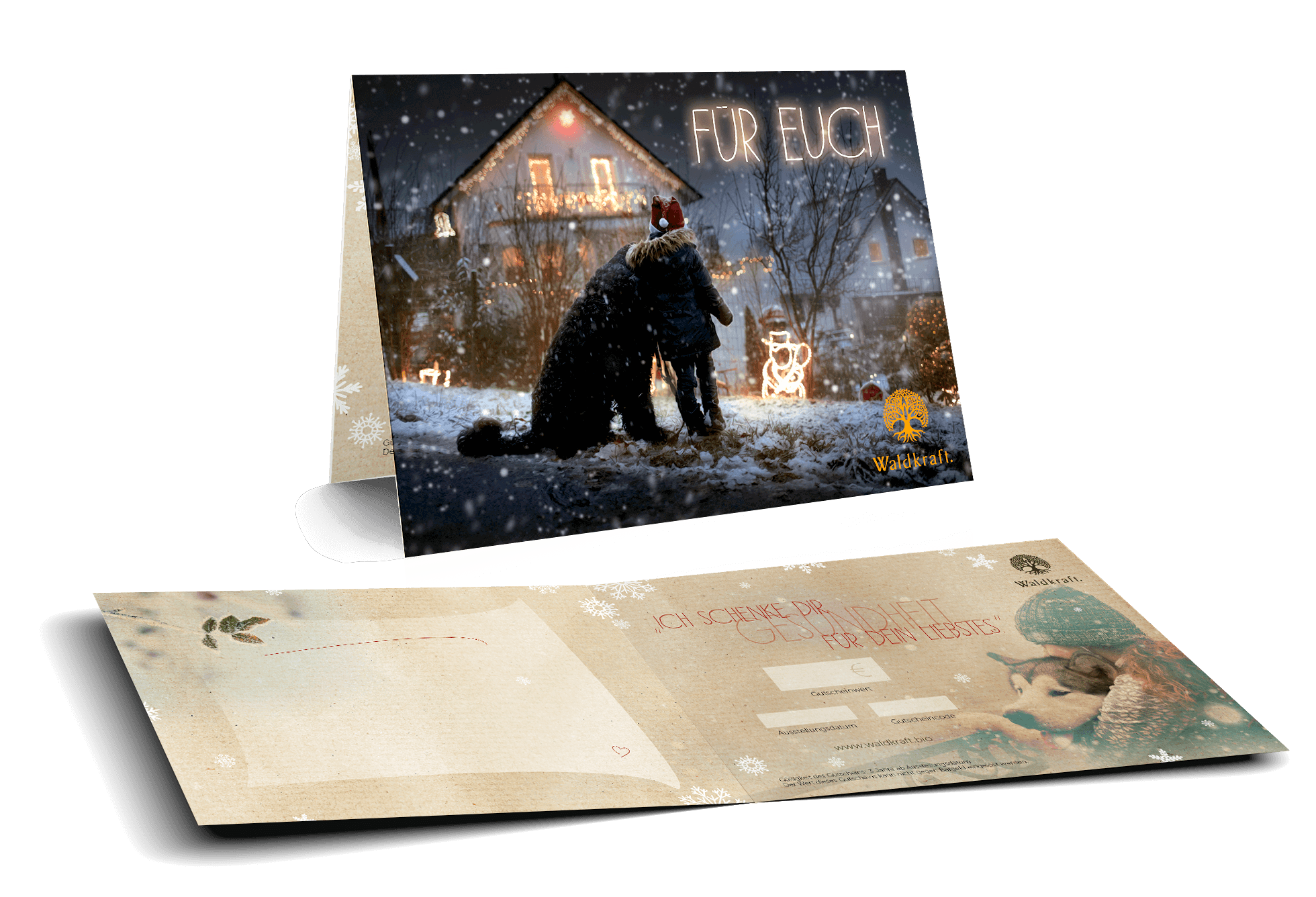 Der besondere Geschenkgutschein 10 € Winter: Haus im Schnee (Für Euch) — Bild 2